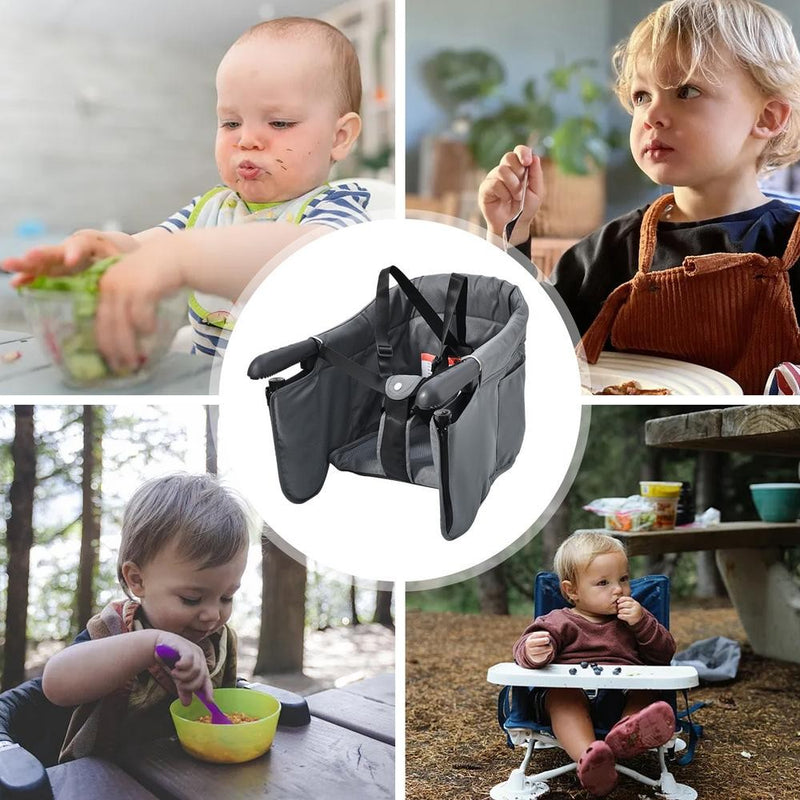 🪝Gancho Portátil para Cadeira Alta – Praticidade e Segurança em Viagens