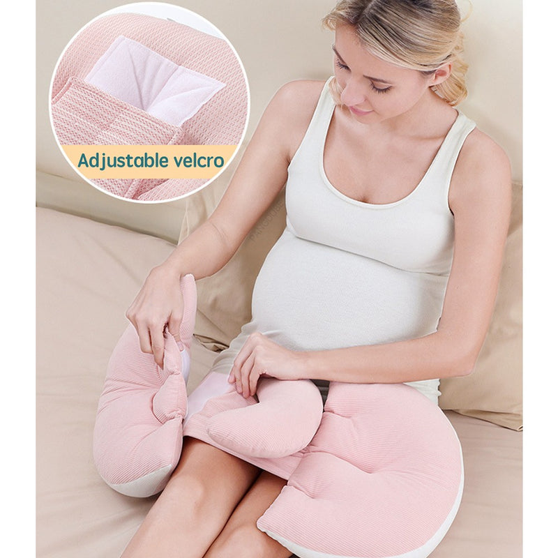 🤰Travesseiro Corporal de Algodão PANGDUBE – Conforto Extra para Gestantes + 1 Peça Grátis