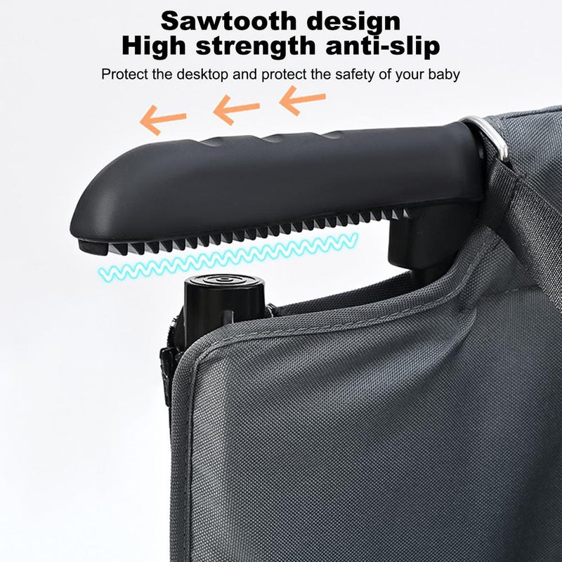 🪝Gancho Portátil para Cadeira Alta – Praticidade e Segurança em Viagens