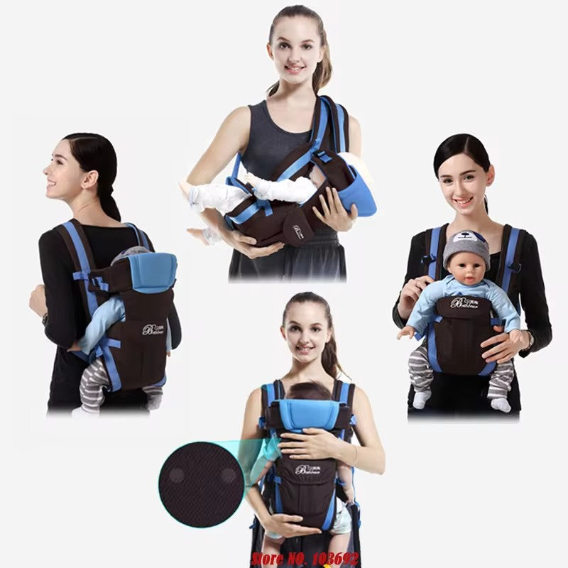 👶 Porta-Bebês Ergonômico 4 em 1 – Conforto e Praticidade para Mamães e Bebês