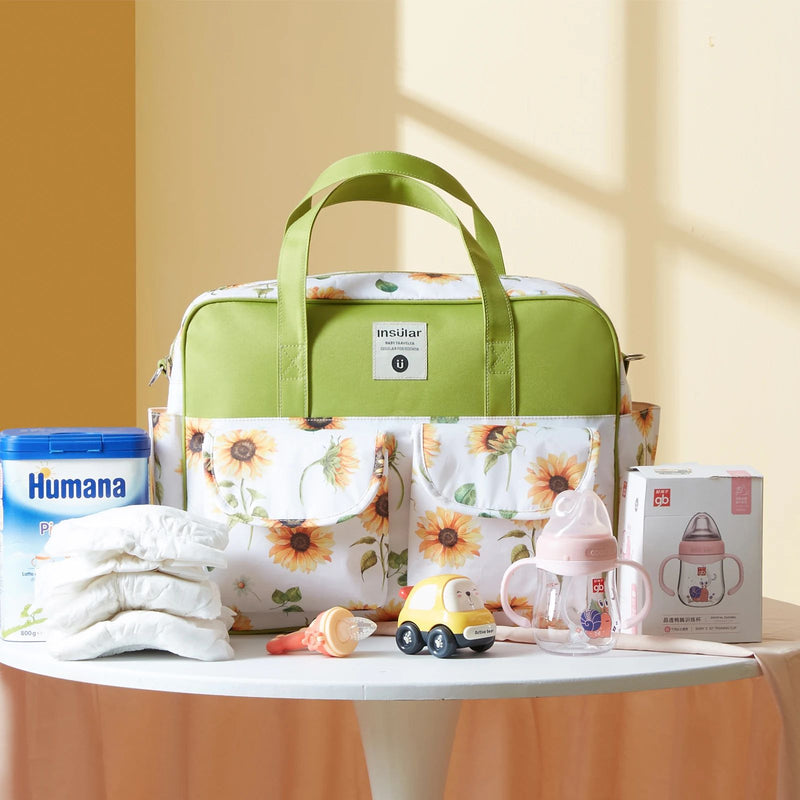 👜 Bolsa de Fraldas Grande – Ombro Confortável e Estilo Prático