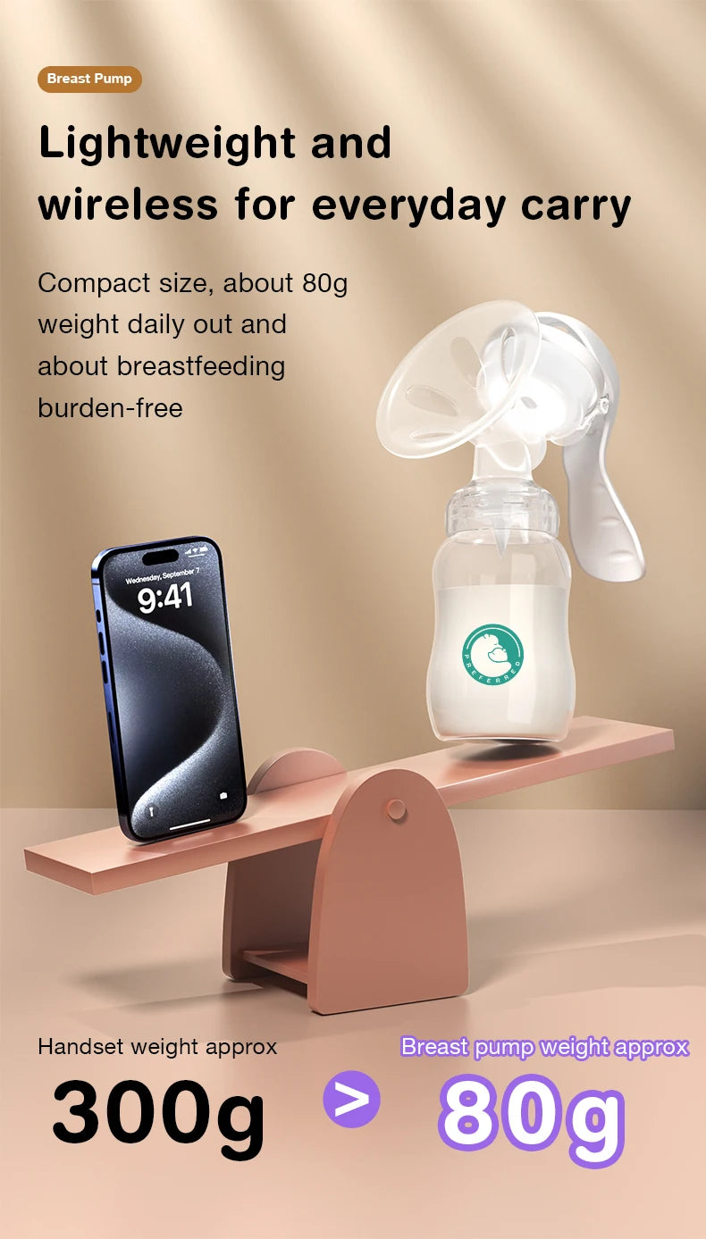 🤱Bomba Tira-Leite Manual – Praticidade e Conforto para Amamentação