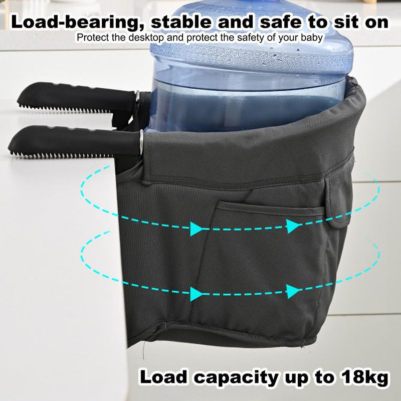 🪝Gancho Portátil para Cadeira Alta – Praticidade e Segurança em Viagens