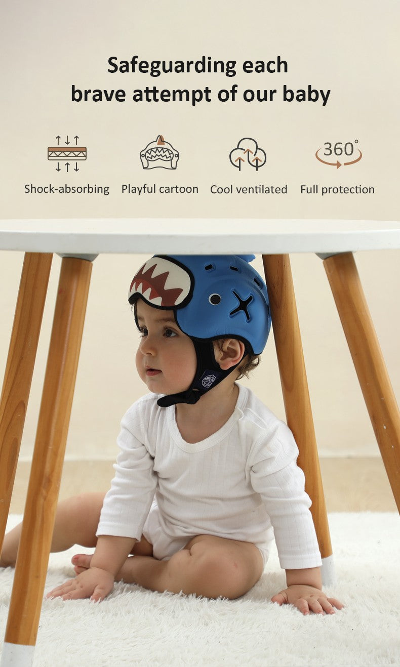 👶 Capacete Anti-Choque para Bebê – Proteção e Segurança no Dia a Dia