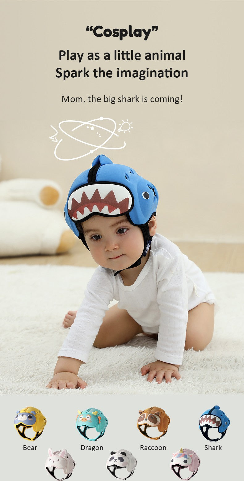 👶 Capacete Anti-Choque para Bebê – Proteção e Segurança no Dia a Dia