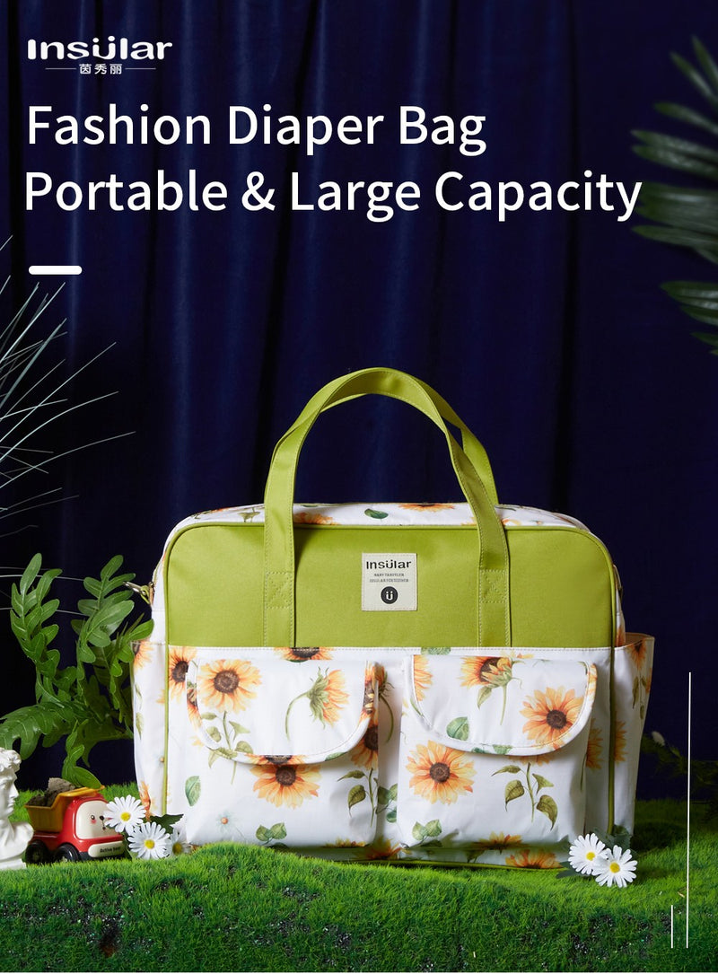 👜 Bolsa de Fraldas Grande – Ombro Confortável e Estilo Prático