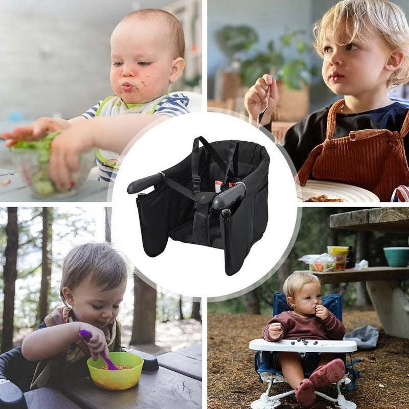 🪝Gancho Portátil para Cadeira Alta – Praticidade e Segurança em Viagens