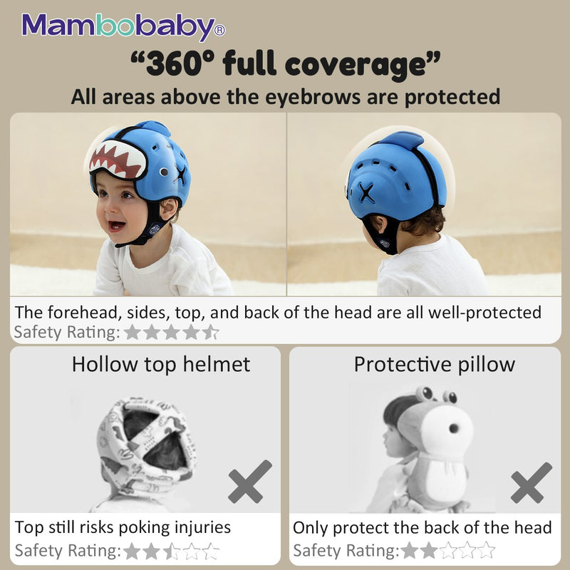 👶 Capacete Anti-Choque para Bebê – Proteção e Segurança no Dia a Dia